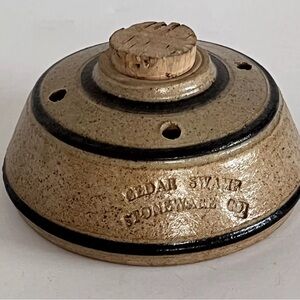 Vintage Cedar Swamp Stoneware Co West Barnstable MA Inkwell Jack Boyco.